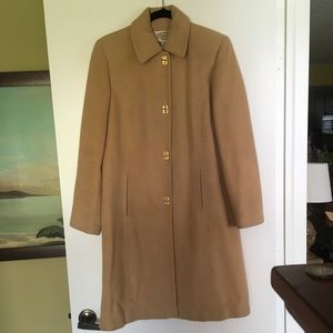 Talbots 100% Camel Hair Coat